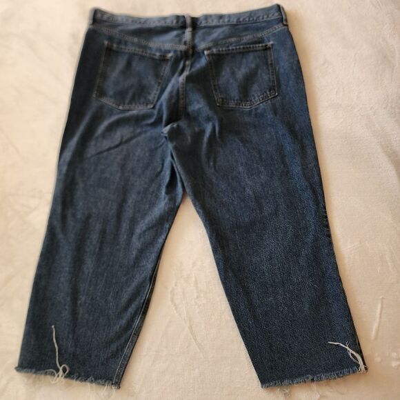 Old Navy High Rise Slouchy Straight Distressed Secret Slim Pockets Jeans Size 20 - Picture 10 of 10